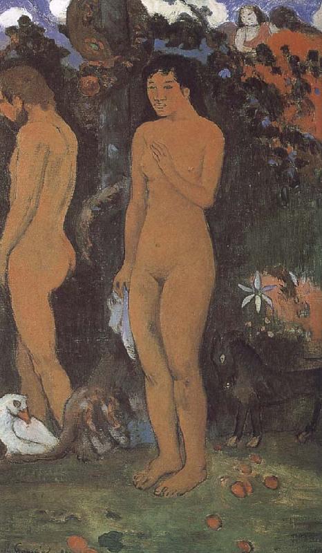 Paul Gauguin Adam Eve oil painting image